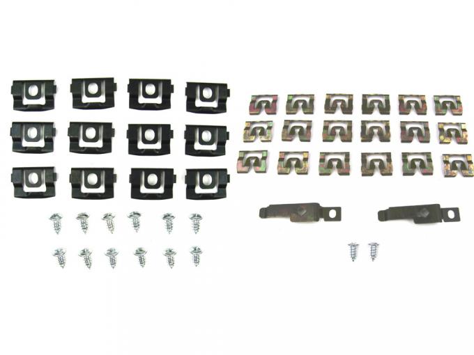 Precision Fits 2 door hardtop models - Molding Clip Kit, Windshield and Rear Window Kits MCK-3440-71