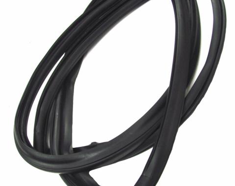Precision 2Dr Hardtop Models - Windshield Self-locking Weatherstrip Seal Works With Chrome Trim That Inserts into Body Clips WCR D671 B