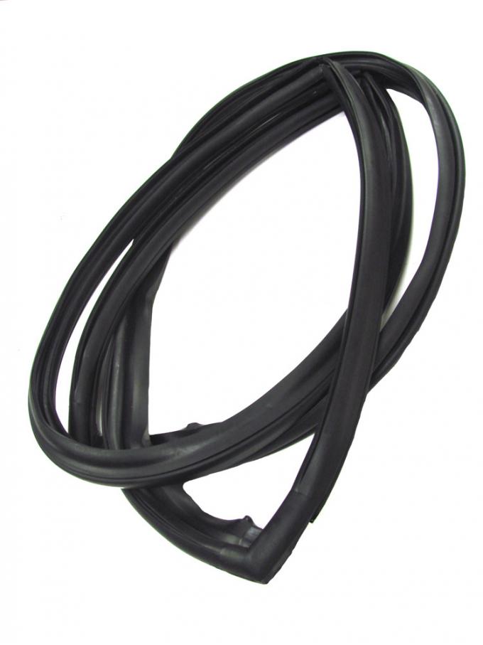 Precision 2Dr Hardtop Models - Windshield Self-locking Weatherstrip Seal Works With Chrome Trim That Inserts into Body Clips WCR D671 B