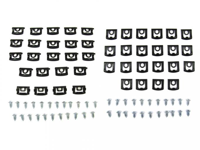 Precision 1968-1976 Dodge Dart Molding Clip Kit MCK-3441-68