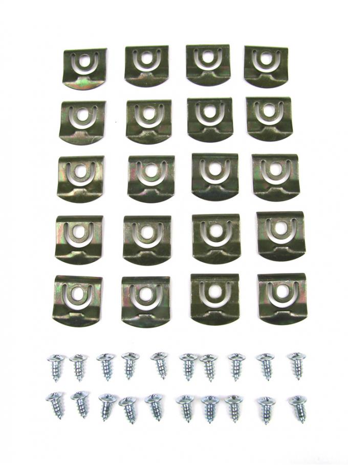 Precision Molding Clip Kit, Rear Window, 40 Piece Set PCK-3589-66