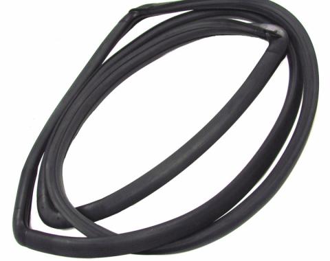 Precision 2/4Dr Sedan Models - Rear Window Weatherstrip Seal, Works With Chrome Trim That Inserts into Body Clips WCR DB3215
