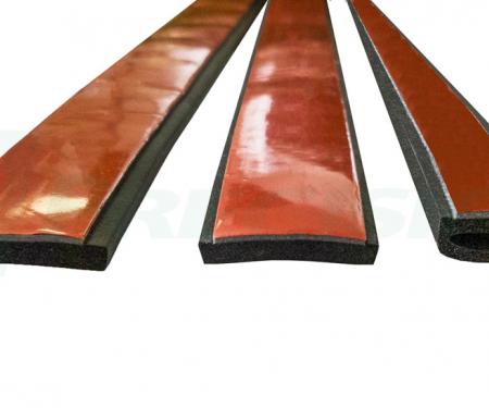 Precision 1987-1995 Jeep Wrangler Hard Top Weatherstrip Seal Kit, 3 Piece Kit BWK 6110 87