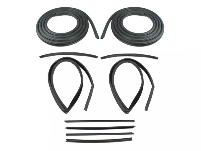 Precision 1998-2001 Dodge Ram 1500 Quad Cab - Door Weatherstrip Seal Kit, Glassruns, Beltlines and Door Seals. Left and Right, 10 Piece Kit DK 3110 98