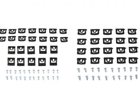 Precision 1968-1970 Dodge Charger Fits 2 door hardtop and sedan models - Molding Clip Kit, Windshield and Rear Window Kits MCK-3740-68