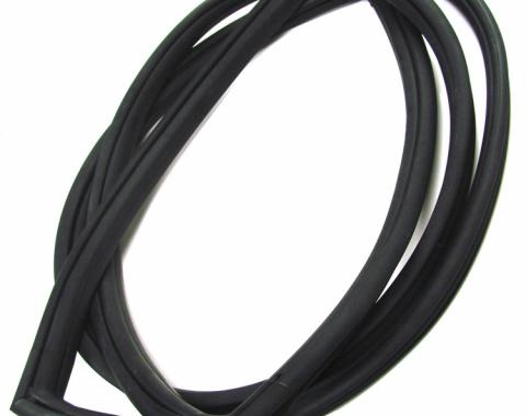 Precision Sedan, Wagon Models - Windshield Weatherstrip Seal With Trim Groove for Steel Trim WCR D624