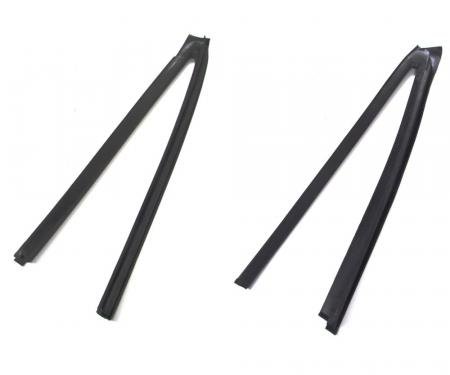 Precision Quarter Window Weatherstrip Seal, Left and Right Hand, Pair QWP 3410 68