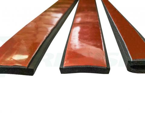 Precision 1987-1995 Jeep Wrangler Hard Top Weatherstrip Seal Kit, 3 Piece Kit BWK 6110 87