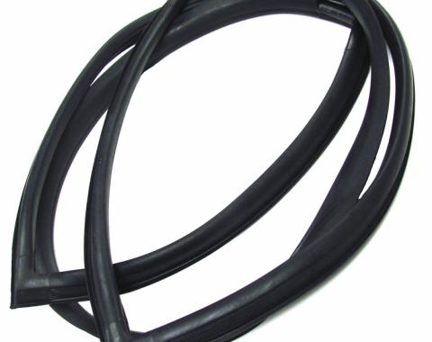 Precision All Models Except Convertibles - Windshield Weatherstrip Seal With Trim Groove for Steel Trim WCR D646
