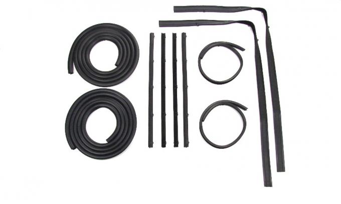 Precision Door Weatherstrip Seal Kit, Glassruns, Beltlines and Door Seals. Left and Right, 10 Piece Kit DK 3110 72