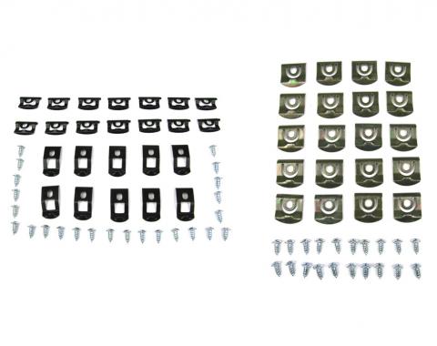 Precision Fits 2 door hardtop models - Molding Clip Kit, Windshield and Rear Window Kits MCK-3440-66