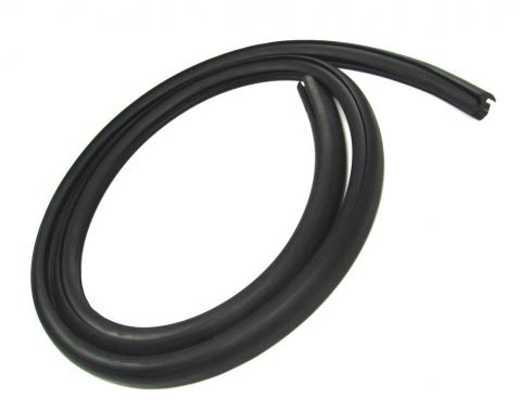 Precision Small - Rear Window Weatherstrip Seal, With Trim Groove for lockstrip WCR D2333 T
