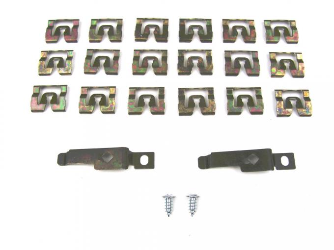 Precision Fits 2 door hardtop models - Molding Clip Kit, Rear Window, 22 Piece Set PCK-4427-71