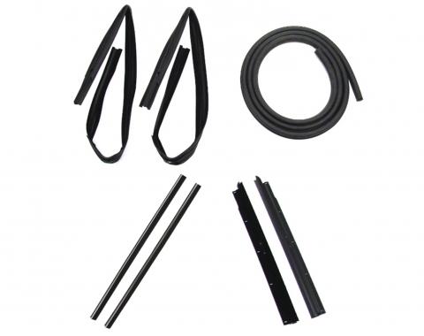 Precision Dodge Dakota 1987-1996  Door Weatherstrip Seal Kit, Glassruns, Beltlines and Door Seals. Left and Right, 8 Piece Kit. Does Not Fit Convertibles DK 3110 87