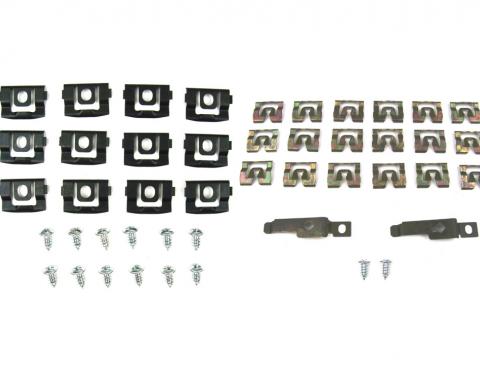 Precision Fits 2 door hardtop models - Molding Clip Kit, Windshield and Rear Window Kits MCK-3440-71