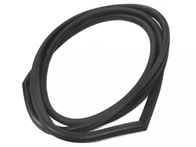 Precision 2Dr Hardtop Models - Rear Window Weatherstrip Seal, Works With Chrome Trim That Inserts into Body Clips WCR DB3216