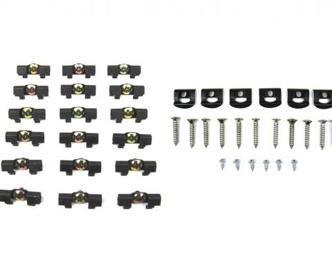 Precision Fits 2 and 4 door sedan models - models - Molding Clip Kit, Windshield and Rear Window Kits MCK-3340-64