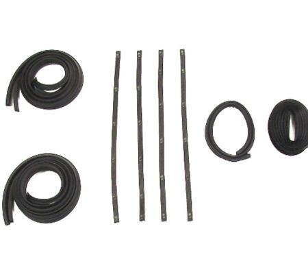 Precision Door Weatherstrip Seal Kit, Glassruns, Beltlines and Door Seals. Left and Right, 10 Piece Kit DK 3110 61