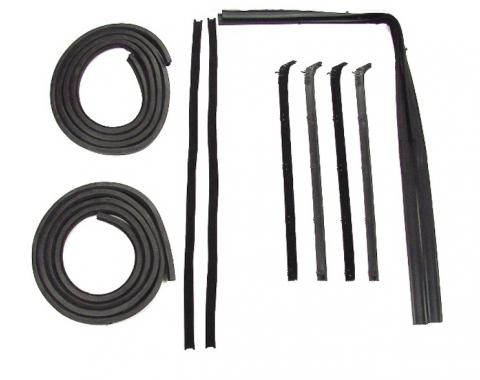 Precision Door Weatherstrip Seal Kit, Glassruns, Beltlines and Door Seals. Left and Right, 10 Piece Kit DK 3110 80