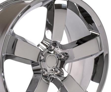 OE Replica Wheels DG04 - 20" Replica Wheel DG04 Fits Dodge Charger SRT Rim 20x9 Chrome Wheel DG04-20090-5115-20C