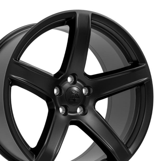 OE Replica Wheels DG22 - 20" Replica Wheel DG22 Fits Dodge Challenger 20x9.5 Satin Black Wheel DG22-20095-5115-18B1