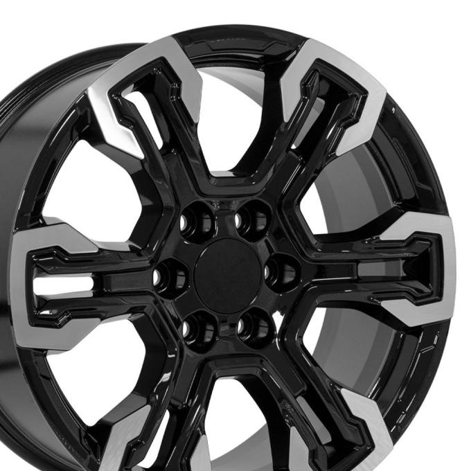 OE Replica Wheels CV65 - 20" Replica CV65 fits Chevrolet Silverado 20 in. x 9 in. Gloss Black CV65-20090-6550-26MB