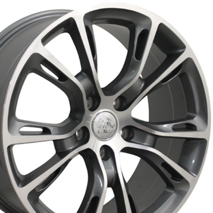 OE Replica Wheels JP16 - 20" Replica Wheel JP16 Fits Jeep Grand Cherokee Rim 20x8.5 Gunmetal Mach'd Wheel JP16-20085-5500-42MG