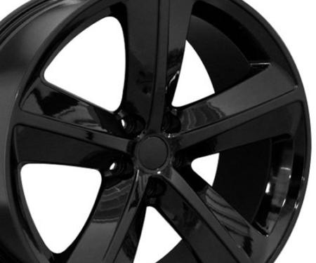OE Replica Wheels DG05 - 20" Replica Wheel DG05 Fits Dodge Charger SRT Rim 20x9 Black Wheel DG05-20090-5115-20B