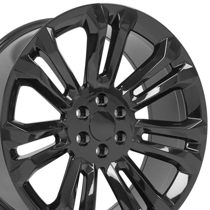 OE Replica Wheels CV43B - 24" Replica CV43 fits Chevrolet Silverado 1500 24x10 Gloss Black CV43B-24100-6550-24B