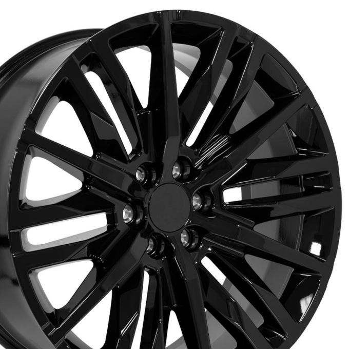 OE Replica Wheels CV33 - 24" Replica CV33 fits GMC Sierra 1500 24 in. x 10 in. Gloss Black CV33-24100-6550-28B