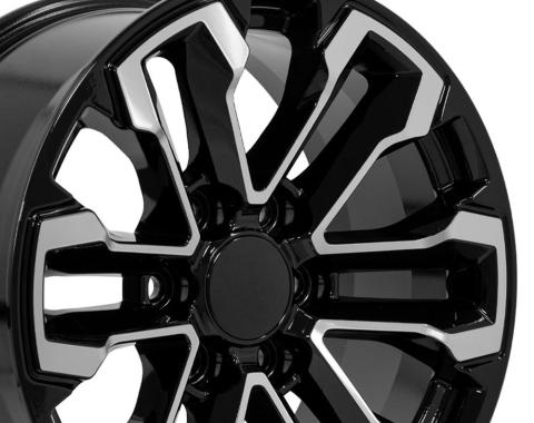 OE Replica Wheels CV69 - 18" Replica CV69 fits Chevrolet Silverado 18 in. x 8.5 in. Gloss Black CV69-18085-6550-26MB