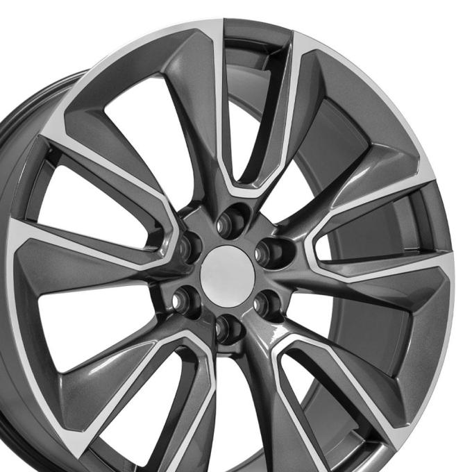 OE Replica Wheels CV32 - 24" Replica Wheel CV32 Fits Chevrolet Silverado 1500 24x10 Gunmetal Wheel CV32-24100-6550-28MG