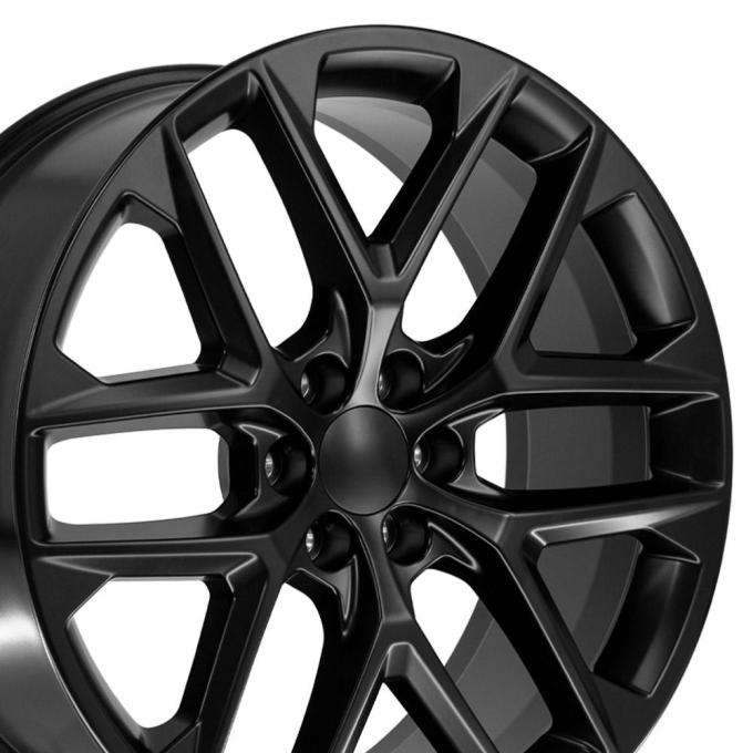OE Replica Wheels CV62 - 24" Replica CV62 fits Chevrolet Silverado 24 in. x 10 in. Gloss Black CV62-24100-6550-28B1