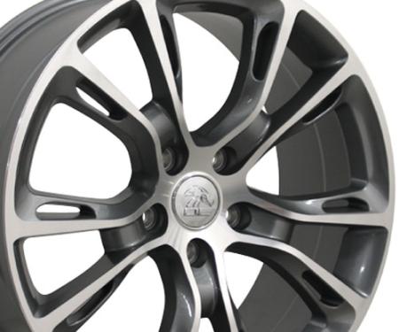 OE Replica Wheels JP16 - 20" Replica Wheel JP16 Fits Jeep Grand Cherokee Rim 20x8.5 Gunmetal Mach'd Wheel JP16-20085-5500-42MG