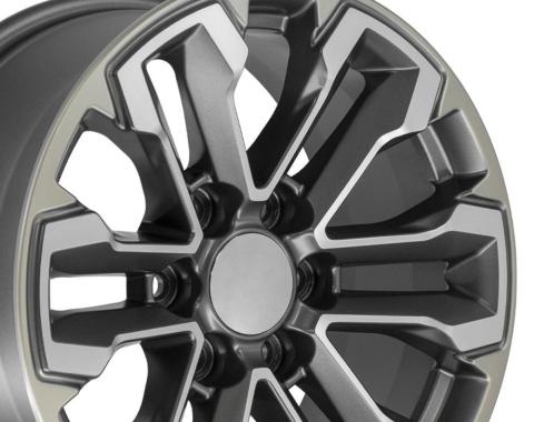 OE Replica Wheels CV69 - 18" Replica CV69 fits Chevrolet Silverado 18 in. x 8.5 in. Gunmetal CV69-18085-6550-26MG1