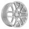 OE Replica Wheels CV62 - 24" Replica CV62 fits Chevrolet Silverado 24 in. x 10 in. Chrome CV62-24100-6550-28C