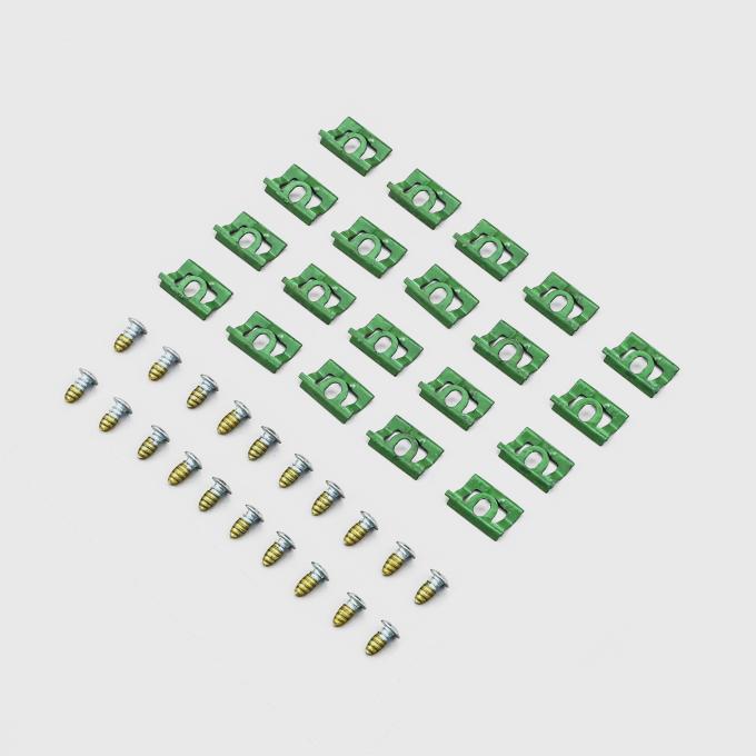 Detroit Muscle Technologies Mopar B Body 68-70 Charger ONLY Rear Window Reveal Trim Clip Set BCH6870TC02-C8009