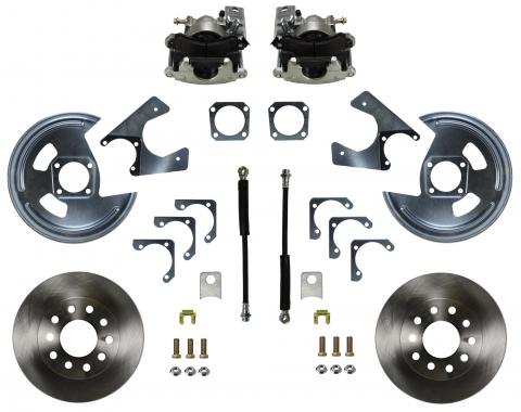 Leed Brakes Rear Disc Brake Kit with Plain Rotors and Zinc Plated Calipers RC1004