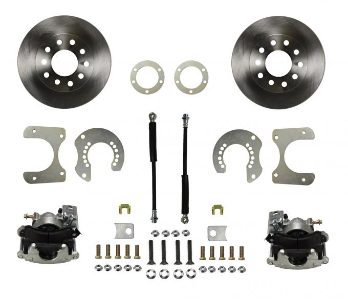 Leed Brakes Rear Disc Brake Kit with Plain Rotors and Zinc Plated Calipers RC2001