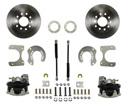 Leed Brakes Rear Disc Brake Kit with Plain Rotors and Zinc Plated Calipers RC2001