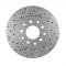 Leed Brakes Rear Disc Brake Kit with Drilled Rotors and Zinc Plated Calipers RC4001X