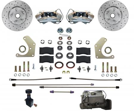 Leed Brakes Power Front Kit with Drilled Rotors and Zinc Plated Calipers FC2001-C05PX