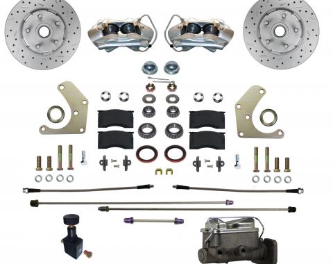 Leed Brakes Power Front Kit with Drilled Rotors and Zinc Plated Calipers FC2001-C05PX