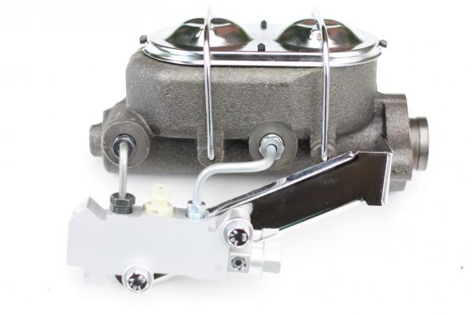 Leed Brakes Master cylinder kit 1-1/8 inch bore chrome lid with disc/disc valve M_BB4