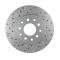 Leed Brakes Rear Disc Brake Kit with Drilled Rotors and Zinc Plated Calipers RC2001X