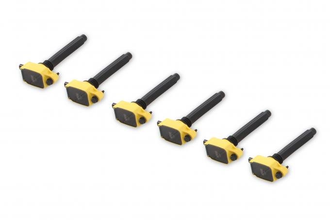 Accel Ignition Coil, SuperCoil, 2011-2016 Mopar -3.6L V6, Yellow, 6-Pack 140648-6