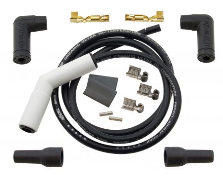 Accel Spark Plug Wire Set, Universal, 90 Deg White Ceramic Boots 9001C