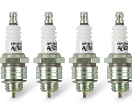 Accel HP Copper Spark Plug, Shorty 0437S-4