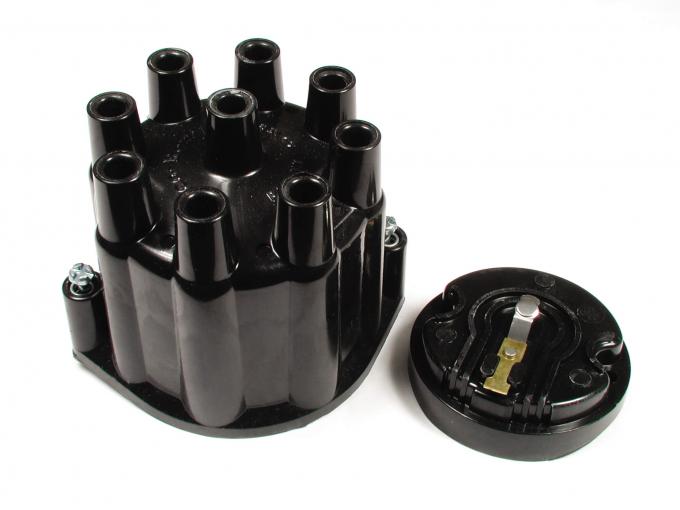 Accel Distributor Cap & Rotor Kit , Socket Style, Black 8124ACC