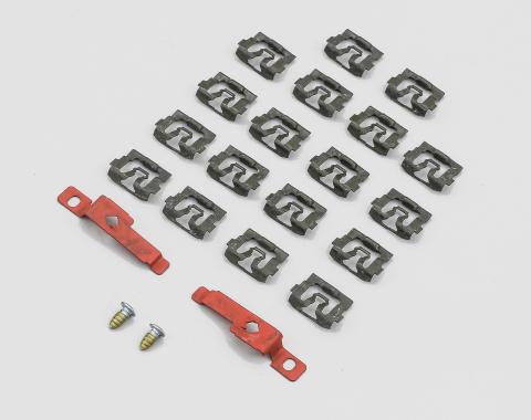 Detroit Muscle Technologies Mopar E Body 71-74 Barracuda Challenger Rear Window Reveal Trim Clip Set EXX7174TC02-C8005